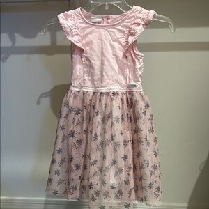 Pink Floral Kids Easter spring Dress